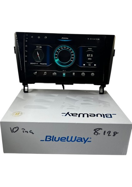 Nissan Qashqai-Xtrail Blueway 8-128 Tam Profesyonel Oem Multimedia