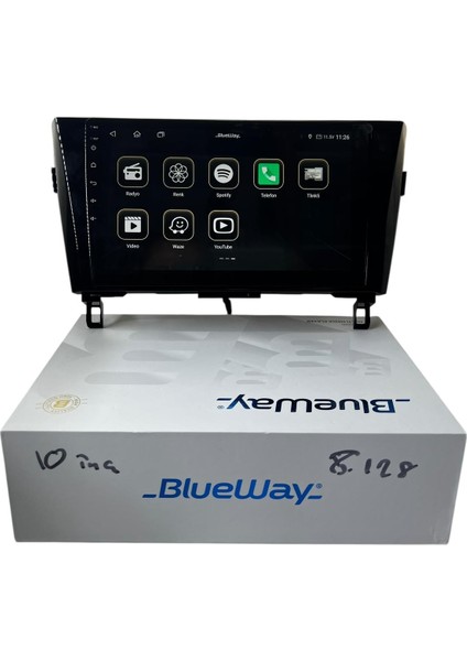 Nissan Qashqai-Xtrail Blueway 8-128 Tam Profesyonel Oem Multimedia modelleri