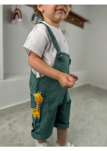 Askı Boyu Ayarlanabilen Aksesuarlı Salopet Erkek Bebek/çocuk Tulum (Tek Tulum) fiyatları