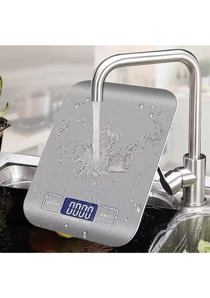 Hassas Dijital Mutfak Tartısı 5 kg LCD Ekranlı Pil Hediyeli fırsatları