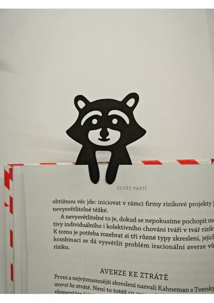 Rakun Tasarımlı Kitap Ayracı