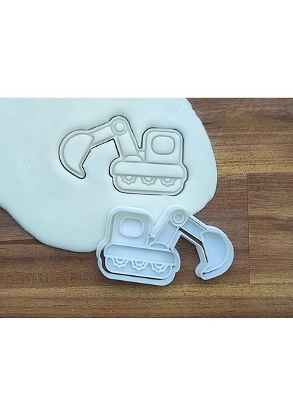 Ekskavatör Şekilli Kurabiye Kalıbı