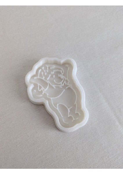 Noel Şapkalı Winnie The Pooh Kurabiye Kalıbı modelleri