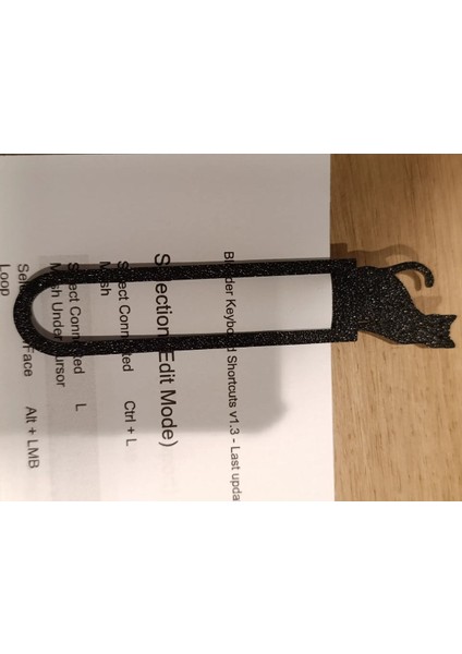 Kedi Kitap Ayracı V2 modelleri