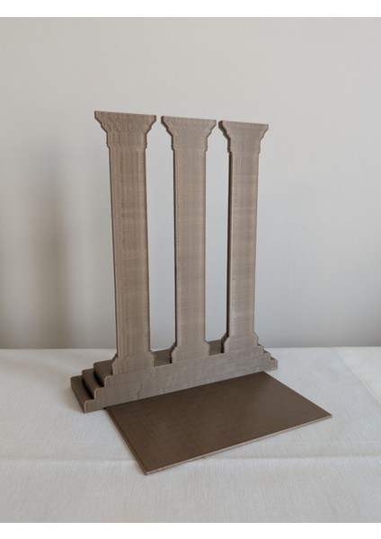 Roma Sütunu Kitap Tutucu - Dekoratif Antik Tasarım fırsatları