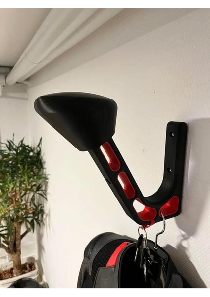 Motosiklet Kask ve Mont Askılığı | Duvara Monte Kask Tutucu | Anahtarlık Bölmeli fiyatları