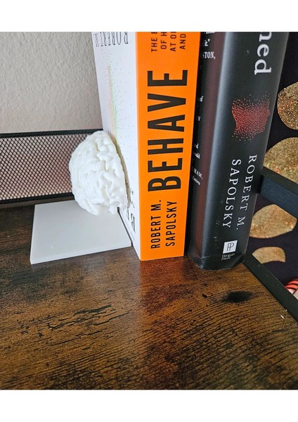 Beyin Tasarımlı Kitap Tutucu