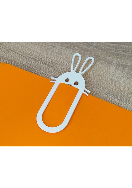 Tavşan Tasarımlı Kitap Ayracı