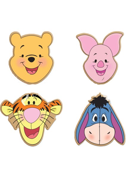 Winnie The Pooh Karakterleri Kurabiye Kalıbı Seti fırsatları