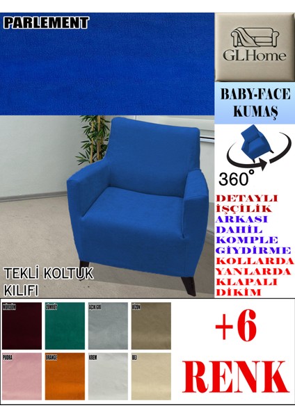 Baby Face Kumaş Tekli Komple Giydirme Tekli & Berjer , Bohem, Porto, Vb Model Koltuk Kılıfı fırsatları