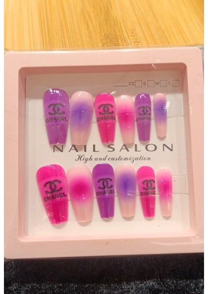 Lüks Figürlü Takma Tırnak