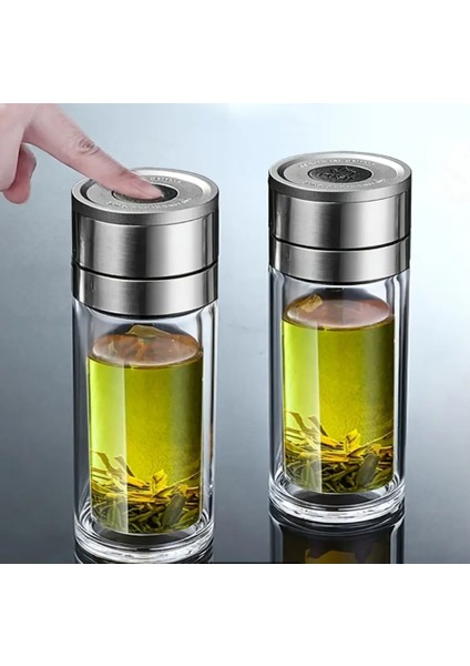 Çift Katlı Cam Bitki Çayı Ihlamur Demliği Filtre Kahve Demliği French Press indirimleri