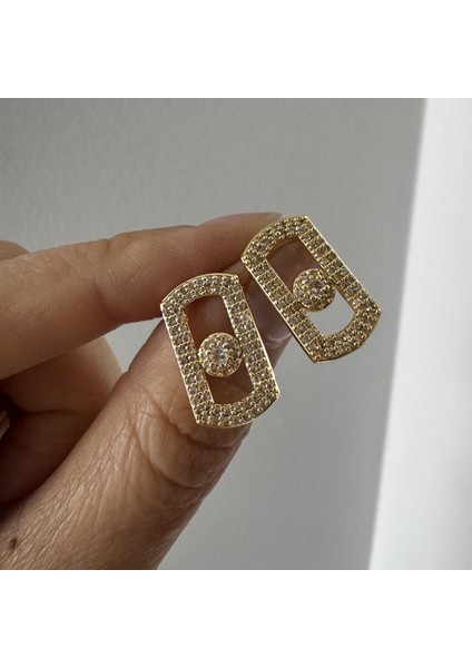 14K Gold Messi Küpe modelleri