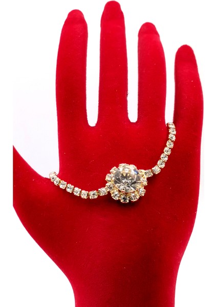 Taşlı Abiye Bileklik