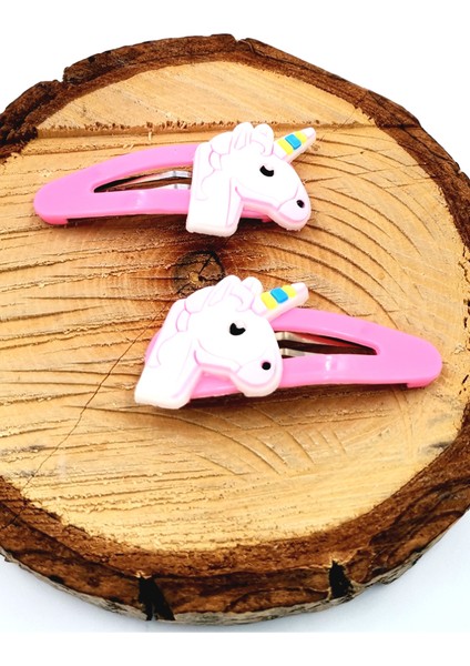 2 Li Figürlü Renkli Lüks Çıt Çıt Toka