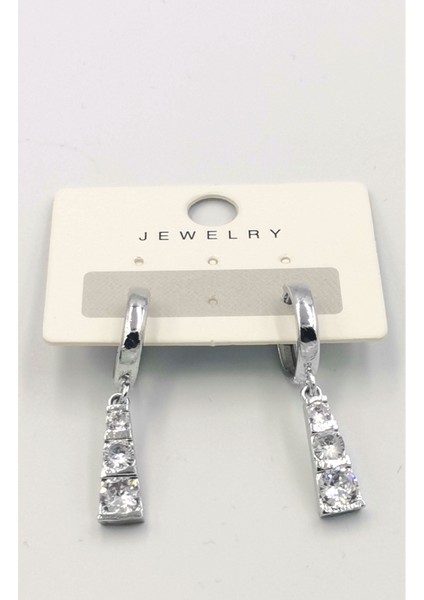 Renkli Çelik Figürlü Lüks Tasarım Küpe