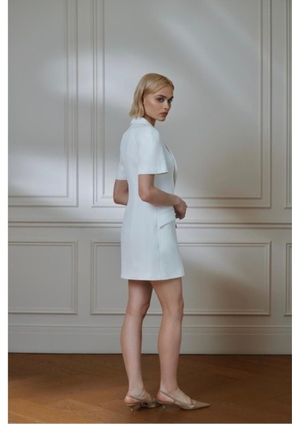 Kısa Kollu Ceket Elbise modelleri