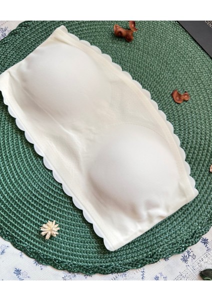 Hazel Silikonlu Askısız Balensiz Lazer Kesim Dikişsiz Çıkarılabilir Padli Ithal Straplez Sütyen fiyatları