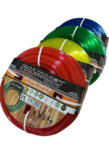Silikonlu Pvc Bahçe Hortumu 25 mt