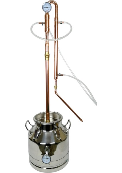 Reflux ve Potstill Kullanımlı Imbik Damıtma Sistemi 20 Litre