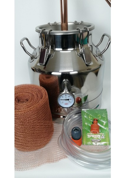 Reflux ve Potstill Kullanımlı Imbik Damıtma Sistemi 20 Litre fiyatları