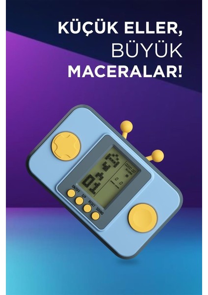 GC-010 Mavi El Atarisi Tetris Gameboy Joystick Oyun Kolu Atari fiyatları