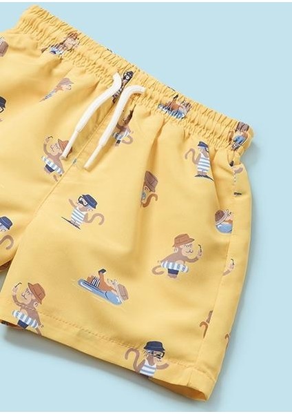 Erkek Bebek Sarı Şapkalı Şort 01647 fiyatları