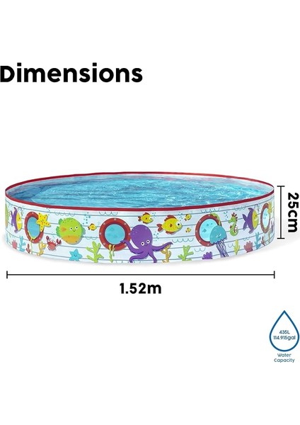 1.52M x Y25CM Fill 'n Eğlence Havuzu fiyatları