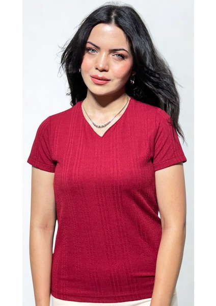 Kadın Kısa Kol Bluz Fitted Kalıp Yakalı Günlük Bluz modelleri