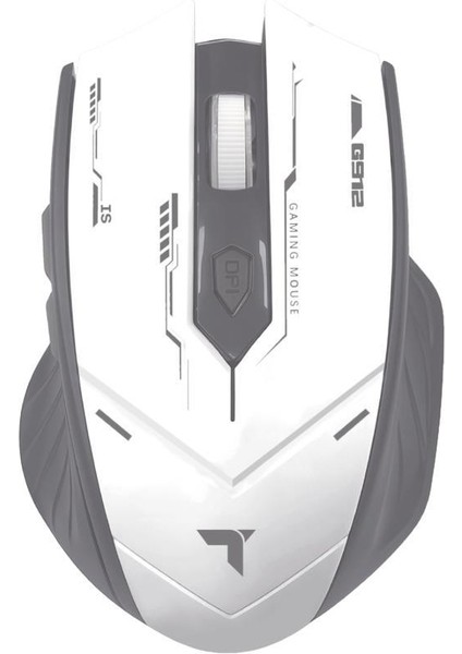 Tm-20 Beyaz-Gri Çift Modlu Kablosuz Oyuncu Mouse Fare