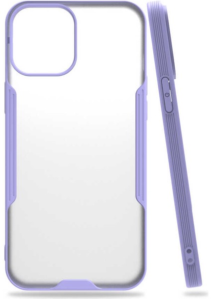 iPhone 12 Pro Max Uyumlu Effx Parfe Kapak-Mor