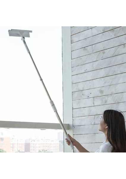 Yedek Bezli Çekpasız Saplı Mop, Cam ve Fayans Yüzeyler Için Kolay Temizlik fiyatları