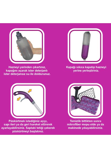 Pratik ve Hafif Çift Fonksiyonlu Toz ve Sıvı Temizleme Spreyi modelleri