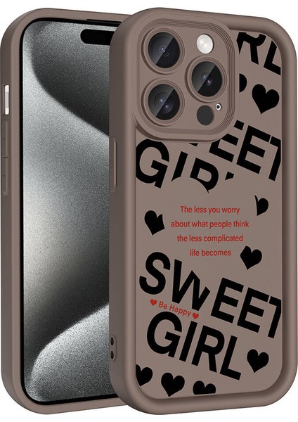 Apple iPhone 14 Pro Max Kılıf Kamera Korumalı Baskılı Arka Yüzey Effx Klas Kapak-Beyaz modelleri