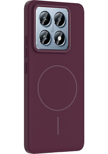 14T Pro Kılıf Magsafe Şarj Özellikli Effx Ruby Sert Kapak - Lacivert modelleri