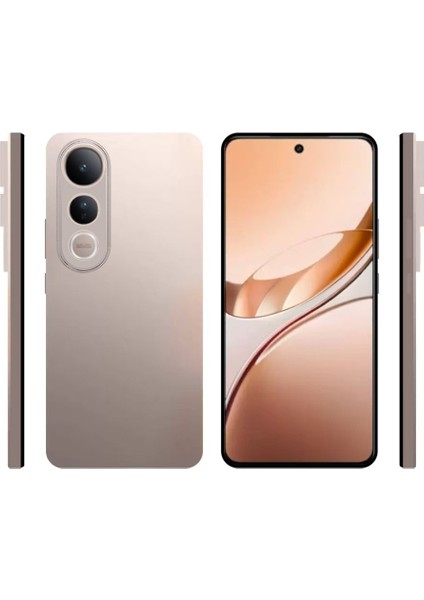 Vivo V50 Lite 4g Kılıf Effx Süper Silikon Kapak - Şeffaf