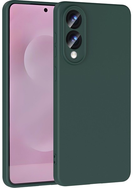 Galaxy S25 Edge Kılıf Effx Mara Lansman Kapak - Koyu Yeşil