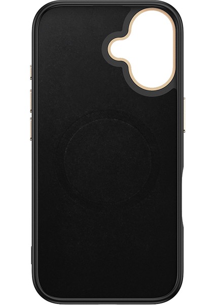 iPhone 16 Plus Kılıf M-Safe Şarj Özellikli Karbon Fiber Görünümlü Effx Antina Kapak - Gri indirimleri