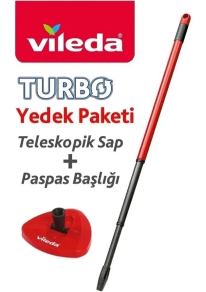 Teleskopik Yedek Sopa ve Üçgen Başlık, Kırmızı, Dayanıklı ve Pratik Kullanım