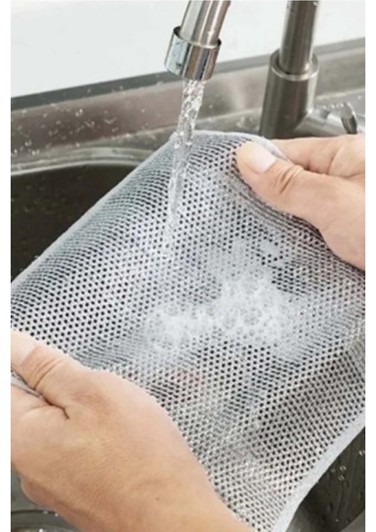 10 Adet Çok Amaçlı Tel Temizlik Bezi, Güçlü ve Etkili Temizlik Sağlar