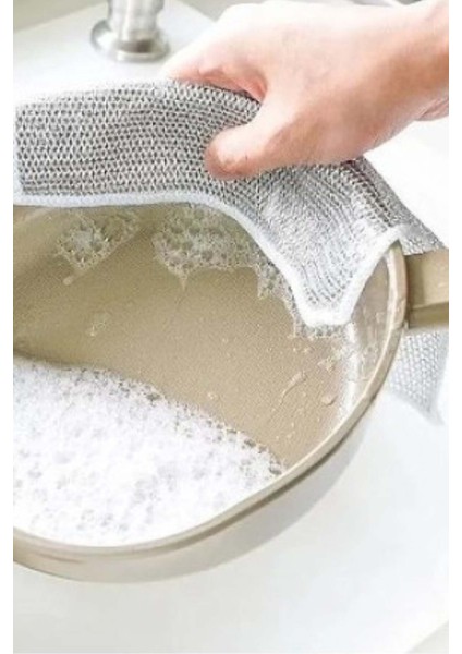 10 Adet Çok Amaçlı Tel Temizlik Bezi, Güçlü ve Etkili Temizlik Sağlar fiyatları