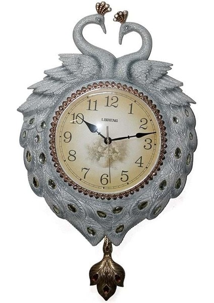 Duvara Asmalı Tavuskuşu Saat Dekoratif Hediyelik fiyatları