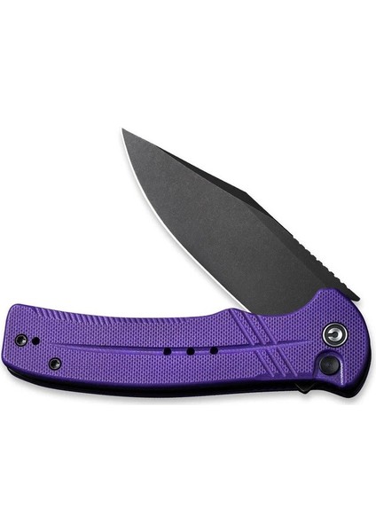 Cogent Flipper & Button Lock Knife Purple G10 Handle Çakı fırsatları