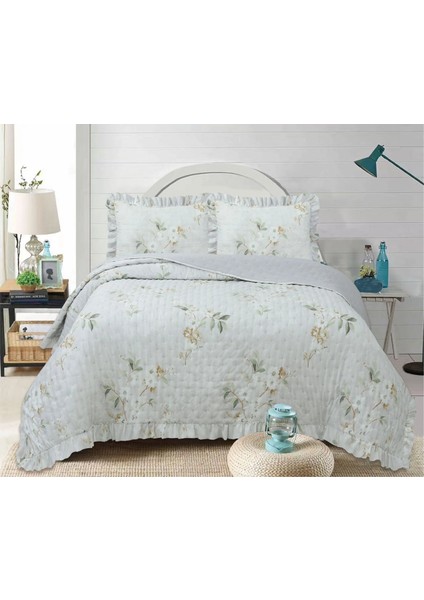 Daintyhome Flowers Çift Kişilik F010 Yatak Örtüsü