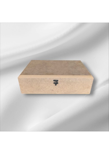 Ahşap Boyanabilir 6 Bölmeli Saat-Takı-Aksesuar-Dekoratif Çok Amaçlı Kutu indirimleri