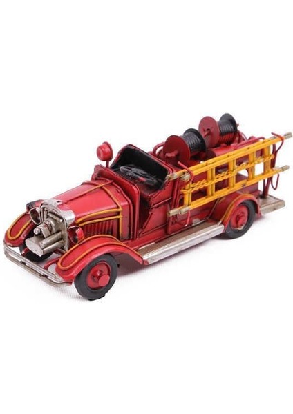 Dekoratif Metal Araba Itfaiye Aracı Vintage Ev Ofis Hediyelik fiyatları