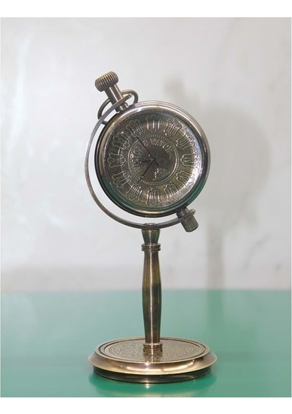 Pirinç Masa Üstü Saat