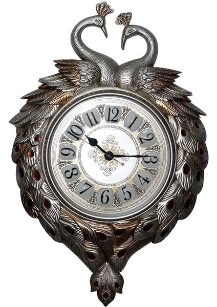 Duvara Asmalı Tavuskuşu Saat Dekoratif Hediyelik fiyatları