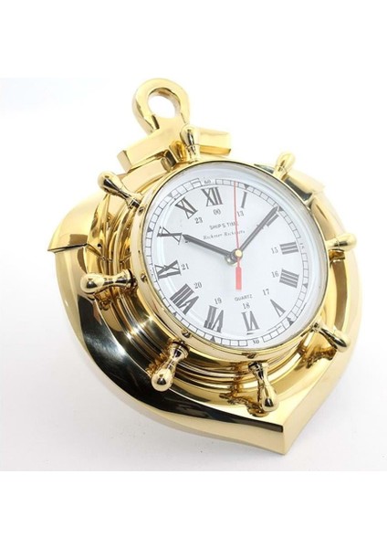 Pirinç Çapa Tasarımlı Dümenli Saat fiyatları