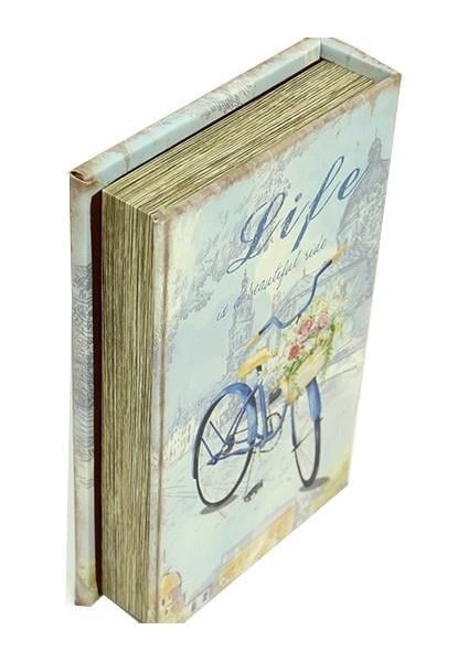 Kutu Kitap Aynalı Bisiklet Dekoratif Hediyelik modelleri